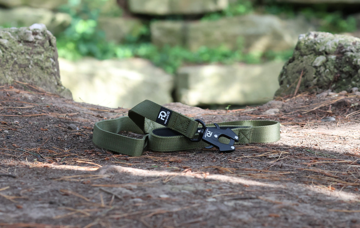 150cm Khaki Sport Dog Lead with Padded Handle