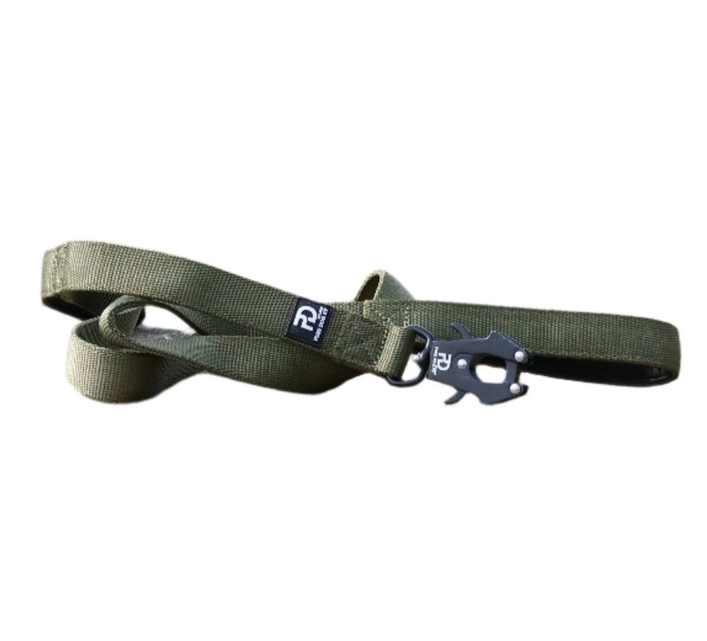 150cm Khaki Sport Dog Lead with Padded Handle