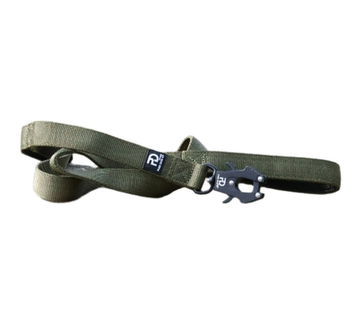 150cm Khaki Sport Dog Lead with Padded Handle