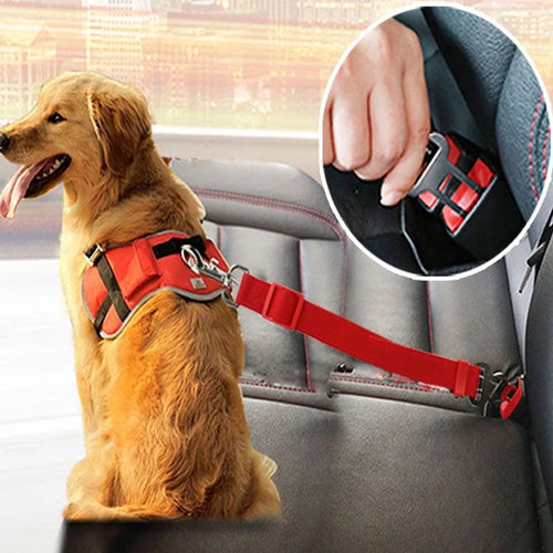 Adjustable Dog & Cat Car Seat Belt Restraint