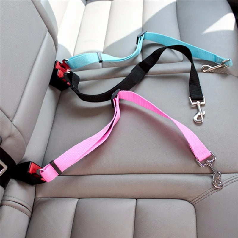 Adjustable Dog & Cat Car Seat Belt Restraint