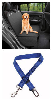 Waterproof Dog Car Seat Hammock with Mesh Window