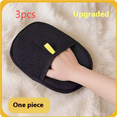 Pet Hair Remover & Grooming Mitt for Dogs, Cats & Rabbits