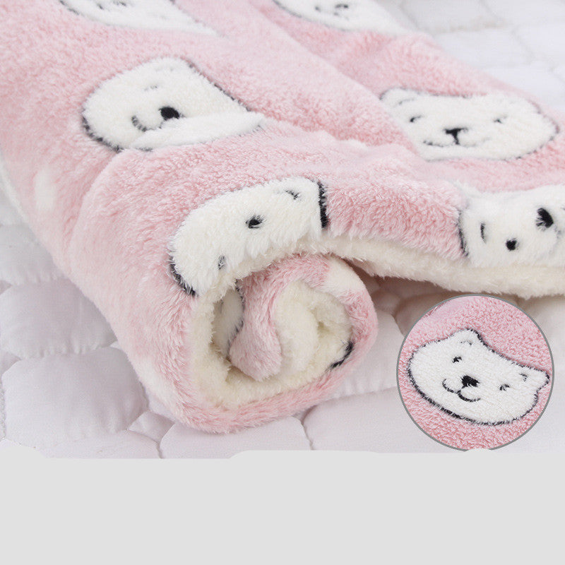 Soft Fleece Pet Blanket for Dogs & Cats