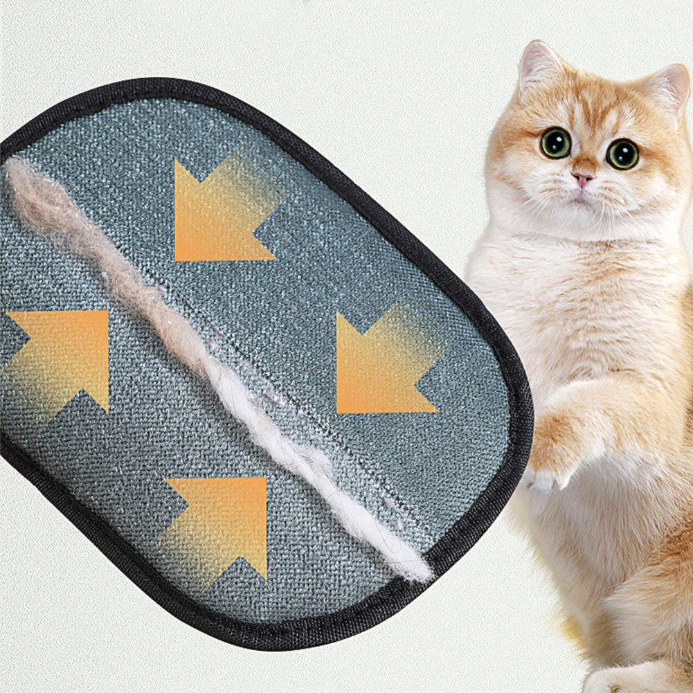 Pet Hair Remover & Grooming Mitt for Dogs, Cats & Rabbits