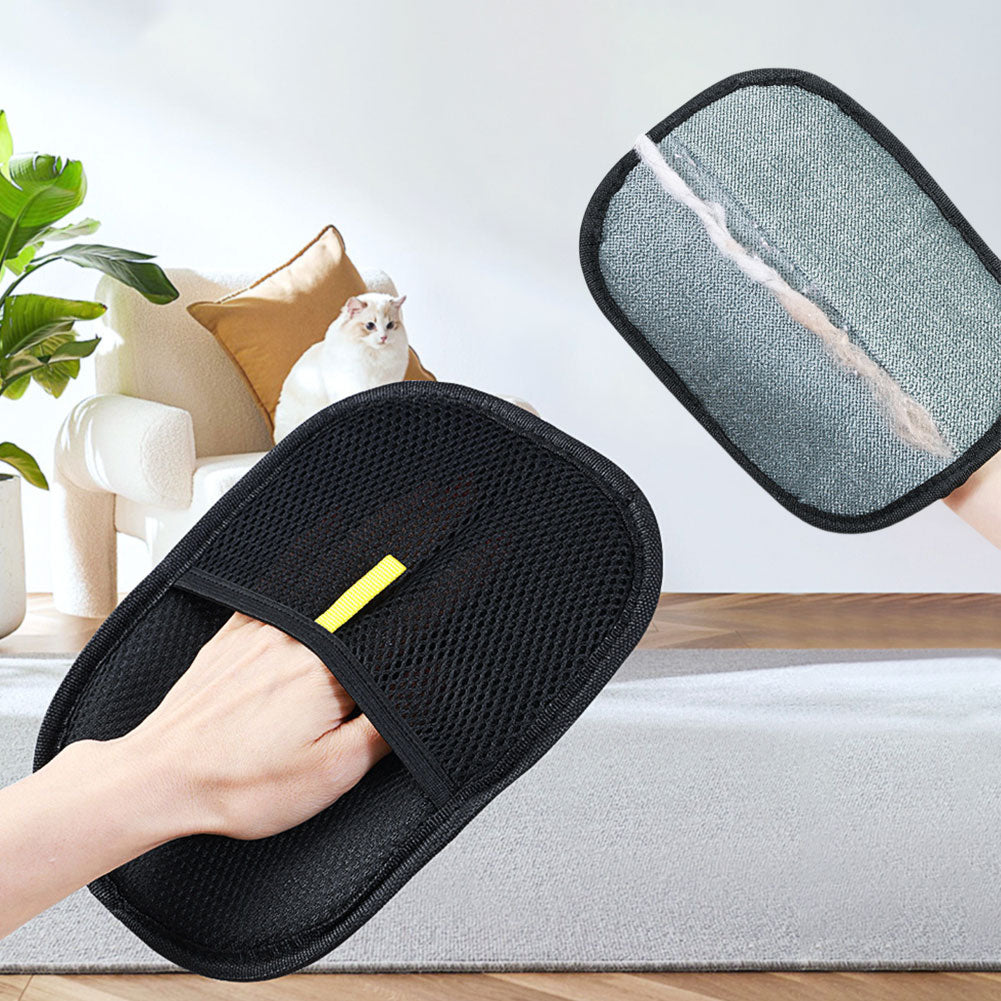 Pet Hair Remover & Grooming Mitt for Dogs, Cats & Rabbits
