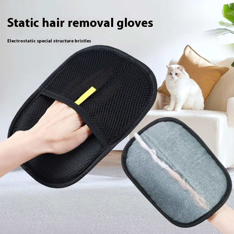 Pet Hair Remover & Grooming Mitt for Dogs, Cats & Rabbits