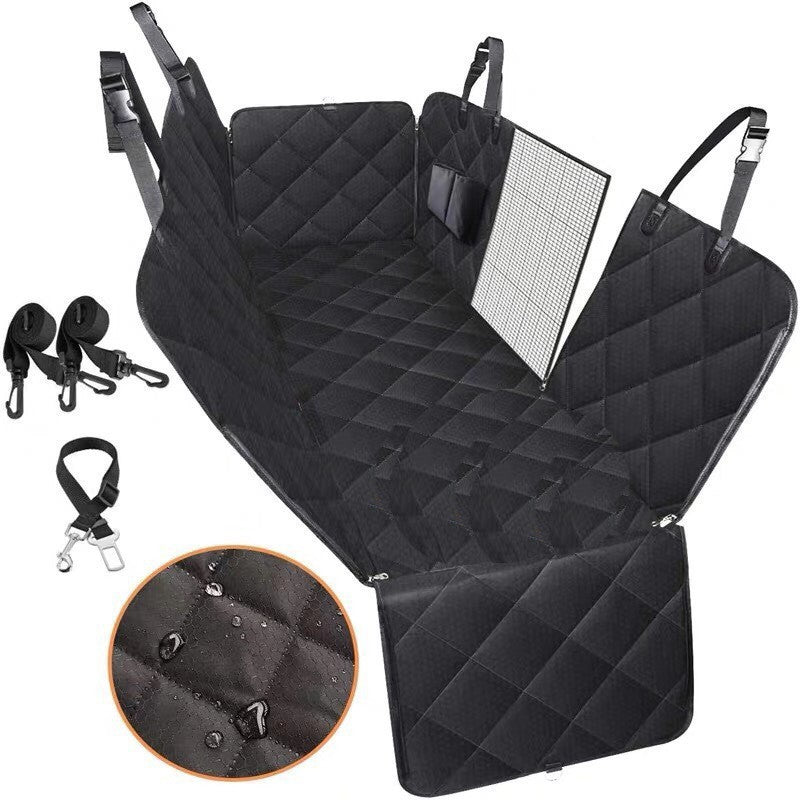 Waterproof Dog Car Seat Hammock with Mesh Window