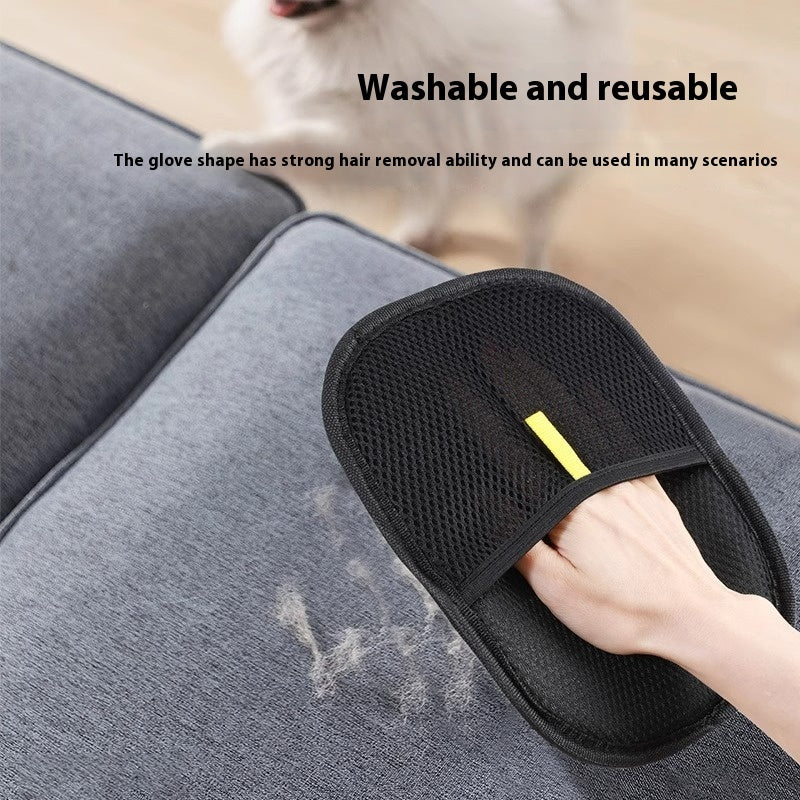 Pet Hair Remover & Grooming Mitt for Dogs, Cats & Rabbits