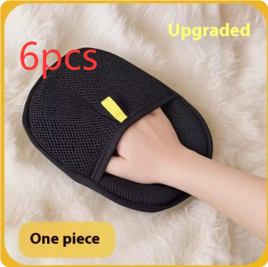 Pet Hair Remover & Grooming Mitt for Dogs, Cats & Rabbits