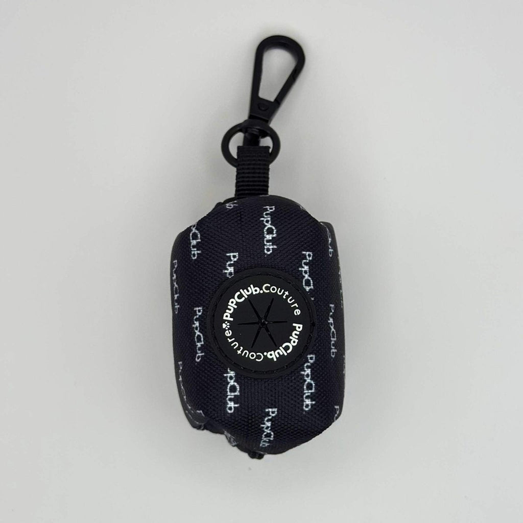 Midnight Black Dog Poo Bag Holder